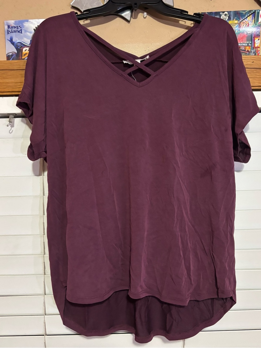 Pink Republic Dark Rose Colored Blouse